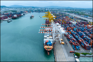 Air and sea freight, showcasing sustainability